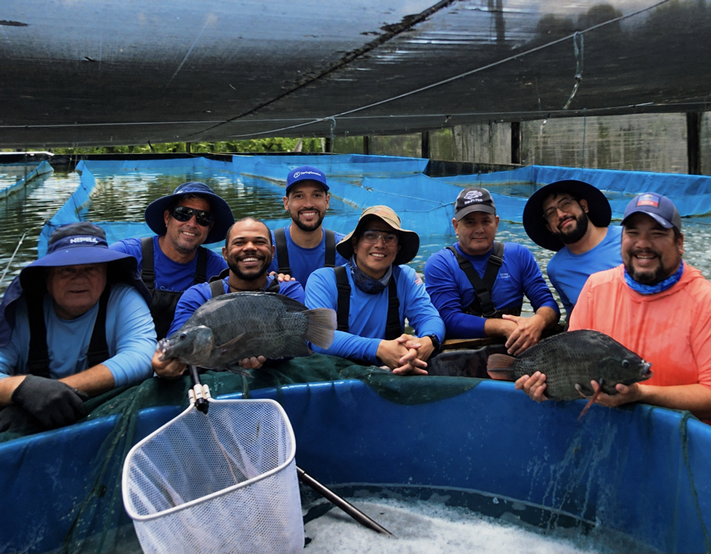 Spring Tilapia farm team